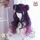 Luna Purple Double Bun Gradient Lolita Wig (PG04)